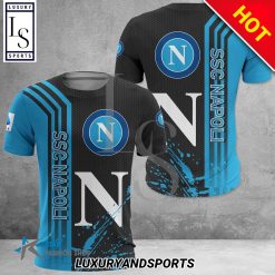 SSC Napoli Black Blue T-Shirt V11
