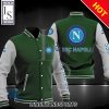 SSC Napoli Green Gray Baseball Jacket