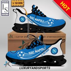 Alternative view of SSC Napoli Custom Name Blue White Max Soul Shoes