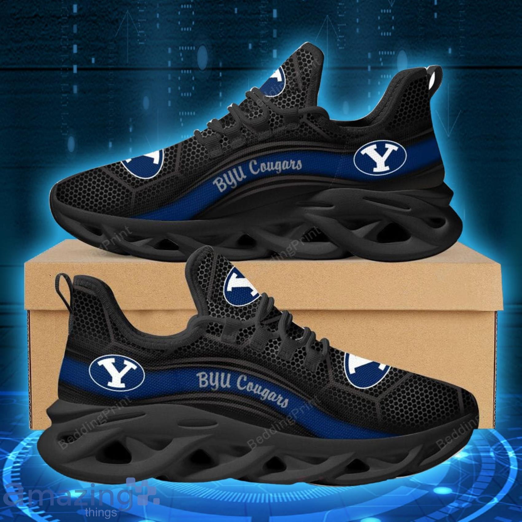 NCAA Brigham Young Cougars Black Max Soul Shoes