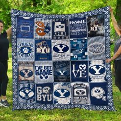 NCAA Brigham Young Cougars Quilt Blanket