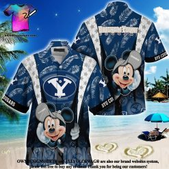 NCAA Brigham Young Cougars Mickey Hawaiian Shirt