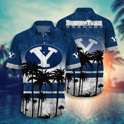 NCAA Brigham Young Cougars Tropical Coconut Tree Hawaiian Shirt
