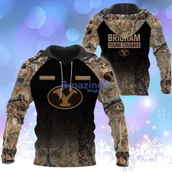 NCAA Brigham Young Cougars Hunting Camo Style Pullover Hoodie