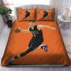 NBA Phoenix Suns Orange Devin Booker No 1 Bedding Set V4