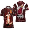 NBA Miami Heat Dwyane Wade No 3 Slam Dunk Polo Shirt