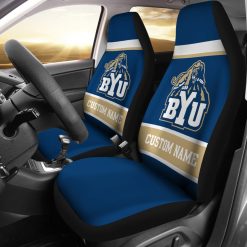 NCAA Brigham Young Cougars Custom Name Car Seat Covers
