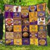 NBA Los Angeles Lakers Gold Purple Proud Fan Quilt Blanket
