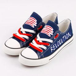 MLS New England Revolution Blue Low Top Shoes