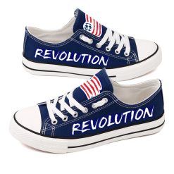 Alternative view of MLS New England Revolution Blue Low Top Shoes