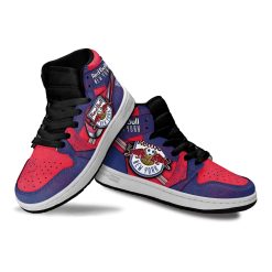 Alternative view of MLS New York Red Bulls Logo Air Jordan 1 High Sneakers