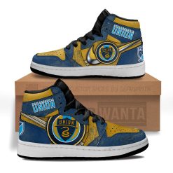 MLS Philadelphia Union Logo Air Jordan 1 High Sneakers