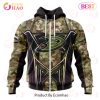 NHL Anaheim Ducks Custom Name Number 2023 Camo Zip Up Hoodie