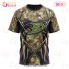 NHL Anaheim Ducks Custom Name Number 2023 Camo T-Shirt