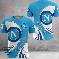 SSC Napoli White Blue T-Shirt V13