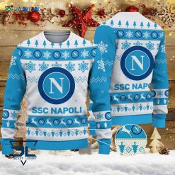 SSC Napoli White Blue Ugly Christmas Sweater