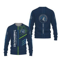 NBA Minnesota Timberwolves Blue Green Unisex Sweatshirt