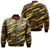 NCAA Wyoming Cowboys Sport Style Team Logo Pattern Bomber Jacket