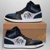 NCAA Georgia Southern Eagles Logo Air Jordan 1 High Sneakers V2