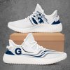 NCAA Georgetown Hoyas White Yeezy Boost Sneakers