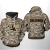 NCAA Louisiana Tech Bulldogs Camo Veteran Pullover Hoodie