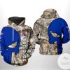 NCAA Louisiana Tech Bulldogs Camo Veteran Hunting Pullover Hoodie