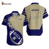 NCAA Navy Midshipmen Flame Ball Hawaiian Shirt