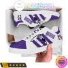NCAA Northwestern Wildcats White Violet Stan Smith Shoes