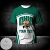 NCAA Ohio Bobcats Custom Text Number Curve Style Sport T-Shirt