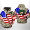 NCAA Ohio Bobcats US Flag Camo Veteran Pullover Hoodie