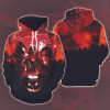 NCAA SMU Mustangs Horror Movies Halloween Pullover Hoodie