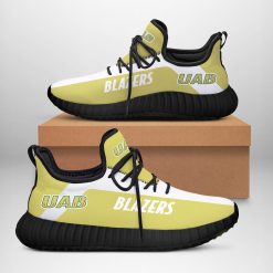 NCAA UAB Blazers Yellow White Reze Sneakers