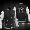 NCAA Vanderbilt Commodores Black White Baseball Jacket