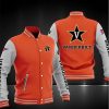 NCAA Vanderbilt Commodores Orange White Baseball Jacket