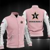 NCAA Vanderbilt Commodores Pink White Baseball Jacket
