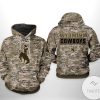 NCAA Wyoming Cowboys Camo Veteran Pullover Hoodie