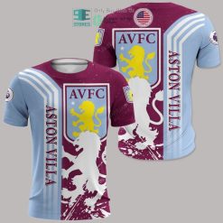 Aston Villa FC Blue Claret T-Shirt V5