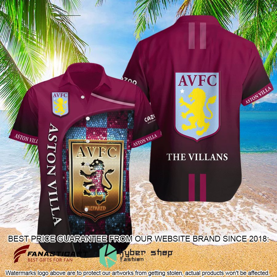 Aston Villa FC Claret Special Hawaiian Shirt