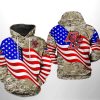 NCAA Boston College Eagles US Flag Camo Veteran Pullover Hoodie
