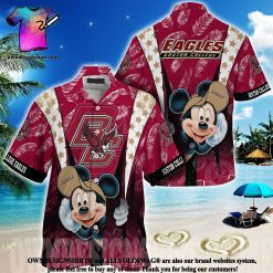 NCAA Boston College Eagles Mickey Hawaiian Shirt V1