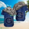NCAA Georgetown Hoyas Grunge Polynesian Tattoo Hawaiian Shirt