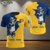 NBA Indiana Pacers Blue Gold Mascot Scratch T-Shirt