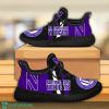 NCAA Northwestern Wildcats Black Violet Reze Sneakers