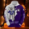 NCAA Northwestern Wildcats Mascot Zip Up Hoodie