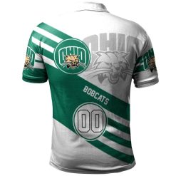Alternative view of NCAA Ohio Bobcats Custom Number Sport Style Logo Polo Shirt