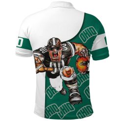 Alternative view of NCAA Ohio Bobcats Football Go On Polo Shirt