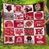 NCAA Rutgers Scarlet Knights Quilt Blanket V1