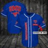 NCAA SMU Mustangs Custom Name Blue Baseball Jersey
