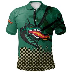 NCAA UAB Blazers Custom Text Number Net Grunge Pattern Polo Shirt