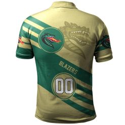 Alternative view of NCAA UAB Blazers Custom Number Sport Style Logo Polo Shirt